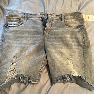 Brand new size 12 high wasted ripped jeans from Walmart